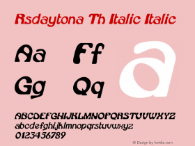 Rsdaytona Th Italic