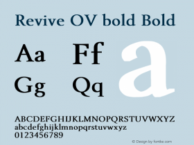 Revive OV bold