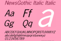 NewsGothic Italic