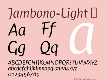 Jambono-Light