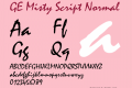 GE Misty Script
