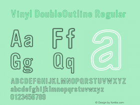 Vinyl DoubleOutline