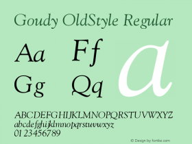 Goudy OldStyle