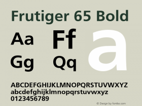 Frutiger 65