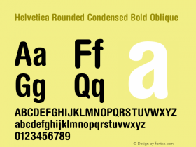 Helvetica Rounded Condensed