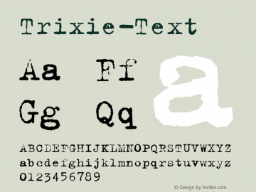 Trixie-Text