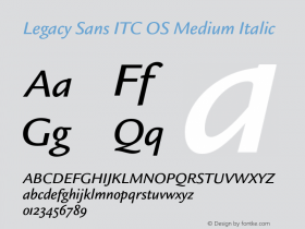 Legacy Sans ITC OS