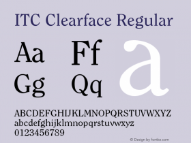 ITC Clearface