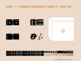 Linotype Game Pi Dice Dominoes