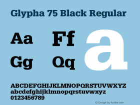 Glypha 75 Black