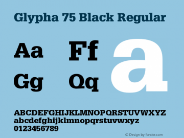 Glypha 75 Black