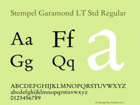 Stempel Garamond LT Std