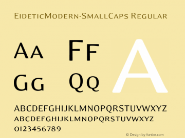 EideticModern-SmallCaps