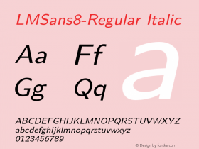 LMSans8-Regular