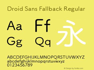 Droid Sans Fallback