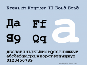Kremlin Kourier II Bold