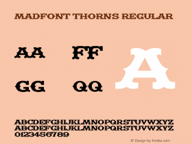 Madfont Thorns