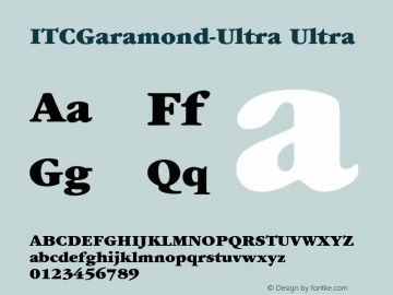 ITCGaramond-Ultra