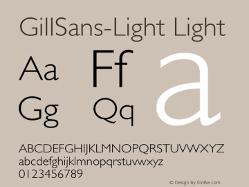 GillSans-Light