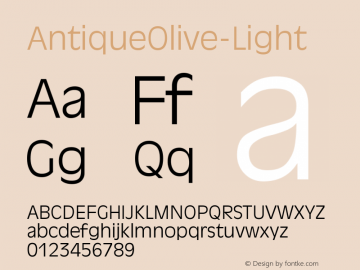 AntiqueOlive-Light