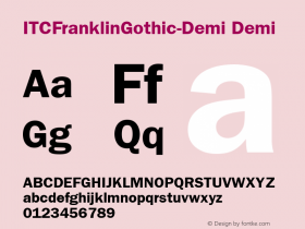 ITCFranklinGothic-Demi