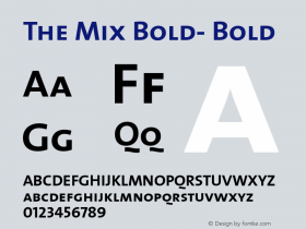 The Mix Bold-