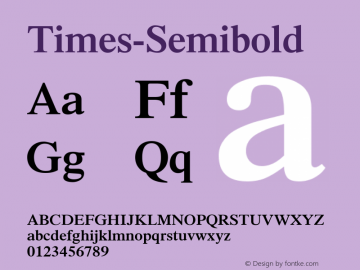 Times-SemiBold