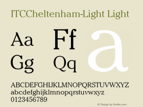 ITCCheltenham-Light