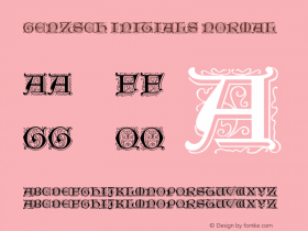 Genzsch Initials