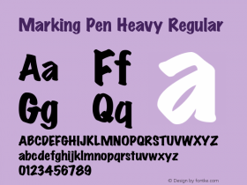 Marking Pen Heavy