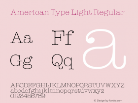 American Type Light