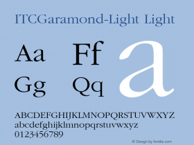 ITCGaramond-Light