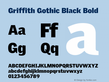 Griffith Gothic Black