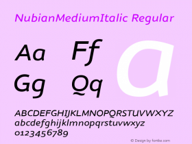 NubianMediumItalic