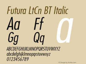 Futura LtCn BT
