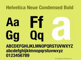 Helvetica Neue Condensed
