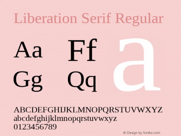 Liberation Serif