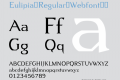 Eulipia-Regular Webfont