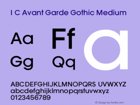 ITC Avant Garde Gothic