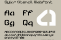 Sylar Stencil Webfont