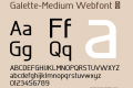 Galette-Medium Webfont