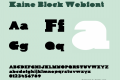 Kaine Block Webfont