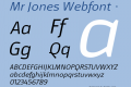 Mr Jones Webfont