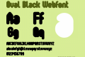 Oval Black Webfont