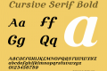 Cursive Serif