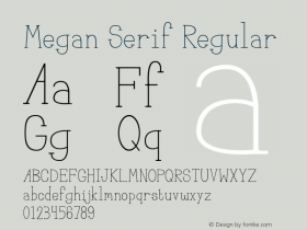 Megan Serif