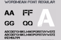 WordMean Font