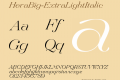 HeraBig-ExtraLightItalic