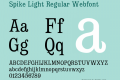 Spike Light Regular Webfont