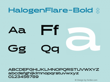 HalogenFlare-Bold